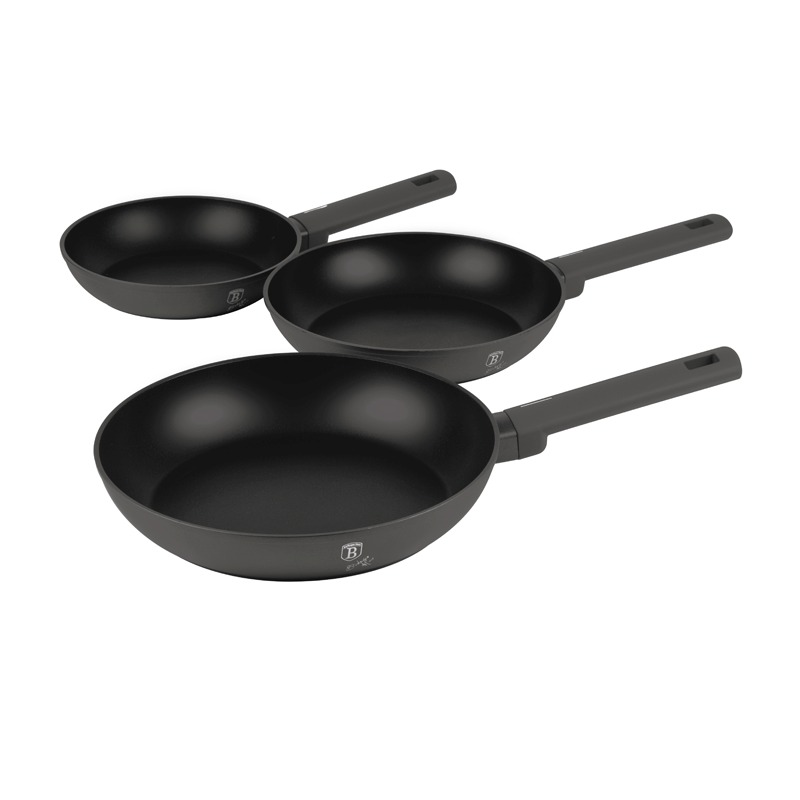 Sada pánví s titanovým povrchem 3 ks Antracit Collection