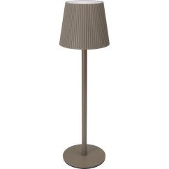 Stolní LED lampa 36 cm taupe šedá