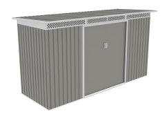 Cabana de grădină G21 GRAH 483 – 340 x 142 cm, gri metalizat