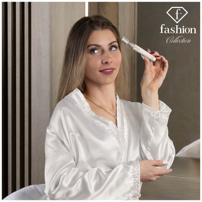 Vyhřívaná kulma na řasy a zastřihovač obočí 2v1 Cream Gold Collection
