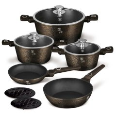 Sada nádobí s titanovým povrchem 10 ks Primal Gloss Collection Sada nádobí s titanovým povrchem 10 ks Primal Gloss Collection