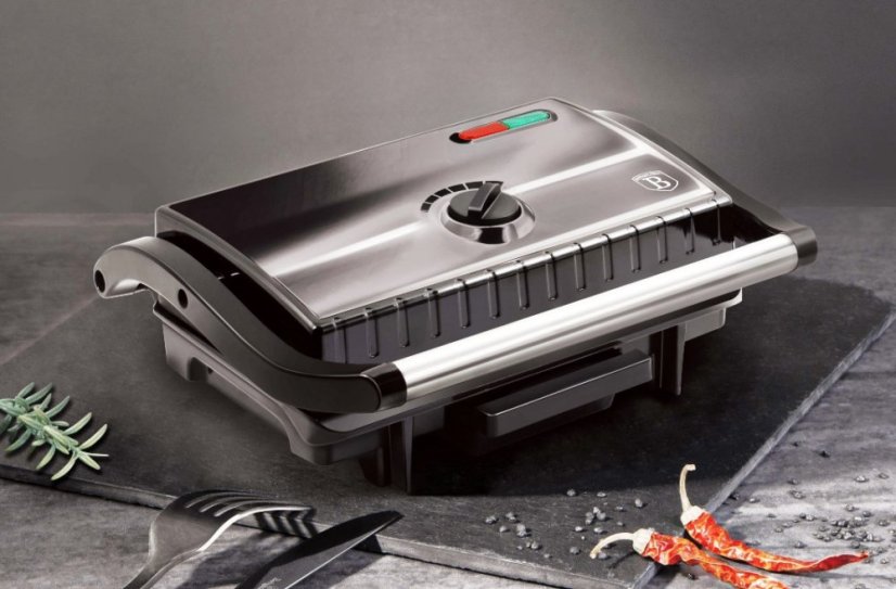 Elektrický kontaktný gril s nepriľnavým povrchom Carbon PRO Line