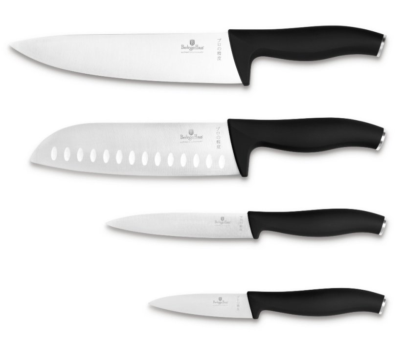 Sada nožů nerez 4 ks Matte Black Collection