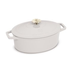 Liatinový pekáč s pokrievkou 32 cm, kolekcia Sahara