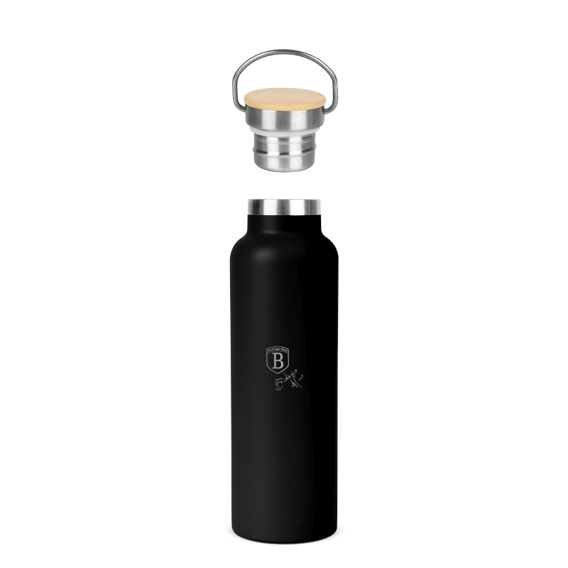 Termoska lahev s dvojitou stěnou nerez 0,6 l Matte Black Collection