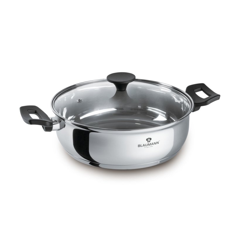 Kastrol nerezový s poklicí 28 cm Gourmet Line