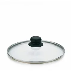Poklice CALLISTO 24cm, skleněná, bakelitový úchyt