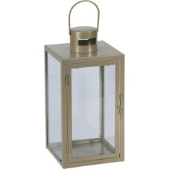 Lucerna kovová sada 2 ks 18 / 14 cm zelená