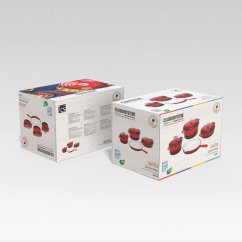 Xanten utensilios de cocina de hierro fundido 7 piezas rojo