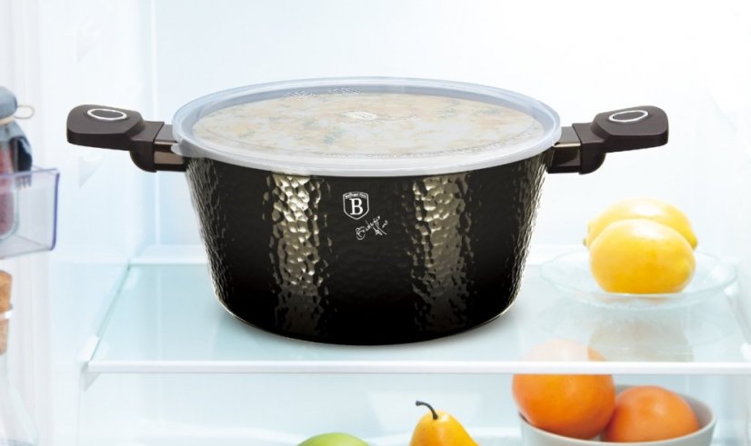 Kastrol s titanovým povrchem 24 cm Primal Gloss Collection 2 poklice