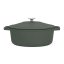 Pekáč litinový s poklicí 30 cm Matte Green Collection