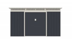 Zahradní domek G21 GRAH 1132 - 340 x 333 cm, antracitový Zahradní domek G21 GRAH 1132 - 340 x 333 cm, antracitový