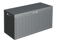 Cutie depozitare gradina cu capac din plastic 120x45x60 cm Cutie depozitare gradina cu capac din plastic 120x45x60 cm