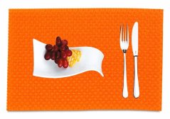Placemat PLATO, polivinil, portocaliu 45x30cm