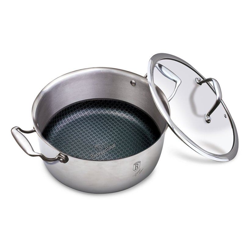Caserolă cu capac și suprafață antiaderentă 24 cm Eternal Collection