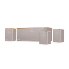 Cutie pentru pâine și set de 4 recipiente pentru alimente din colecția Taupe