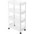 Kuchynský vozík 4poschodový 79 cm biela