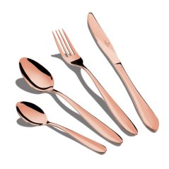 Sada příborů 24 ks nerez satin Rosegold Metallic Line