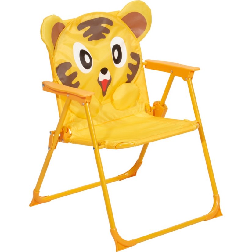 Záhradný nábytok detský stôl, 2 stoličky + slnečník s motívom tigra