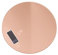 Váha kuchyňská digitální kulatá 5 kg Rosegold Metallic Line