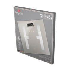 Cântar personal cu măsurare de grăsime, mușchi și apă 180 kg Sahara Collection