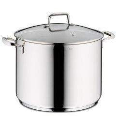 Oală din oțel inoxidabil cu capac 18/10 FLAVORIA 12,2 l