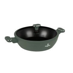 Kastrol s titanovým povrchem a poklicí 30 cm Matte Green Collection Kastrol s titanovým povrchem a poklicí 30 cm Matte Green Collection
