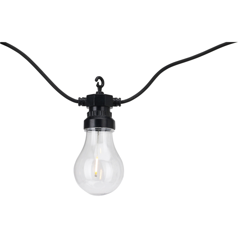 Iluminat pentru petreceri în grădină cu 20 de LED-uri, alb cald