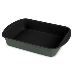 Plech na pečení hluboký s titanovým povrchem 40 x 28 cm Matte Green Collection