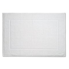 Koupelnová předložka LAVINIA 100% biobavlna bílá 50x70 cm