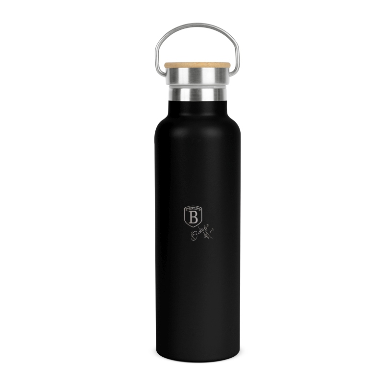Termoska lahev s dvojitou stěnou nerez 0,6 l Matte Black Collection