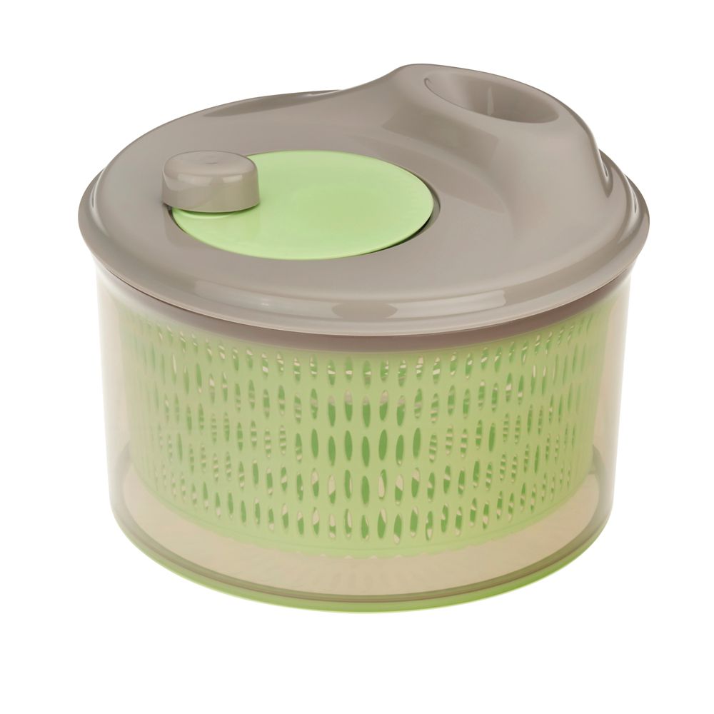 KELA Odstredivka na šalát DRY PP-plastik, pastelovo zelená H 16cm / Ř 24cm KL-12102