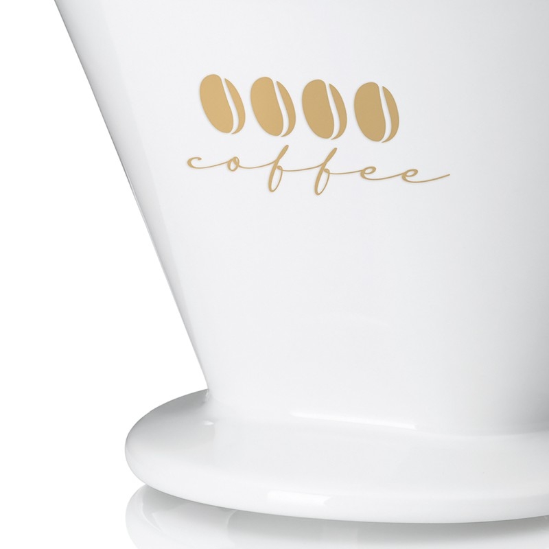 KELA Kávový filter porcelánový Excelsa L biela KL-12492