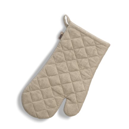 KELA Chňapka rukavice do rúry Puro 55% bavlna/45% ľan prírodný 31,0x18,0cm KL-12811