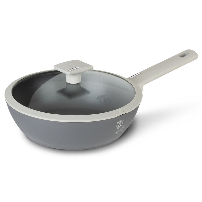 BERLINGERHAUS Panvica hlboká s pokrievkou s titánovým povrchom 24 cm Aspen Collection BH-7069