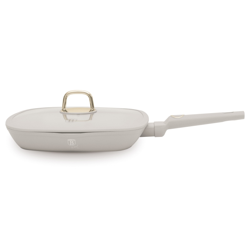 BERLINGERHAUS Pánev grilovací s titanovým povrchem a poklicí 28 cm Sahara Collection BH-8067