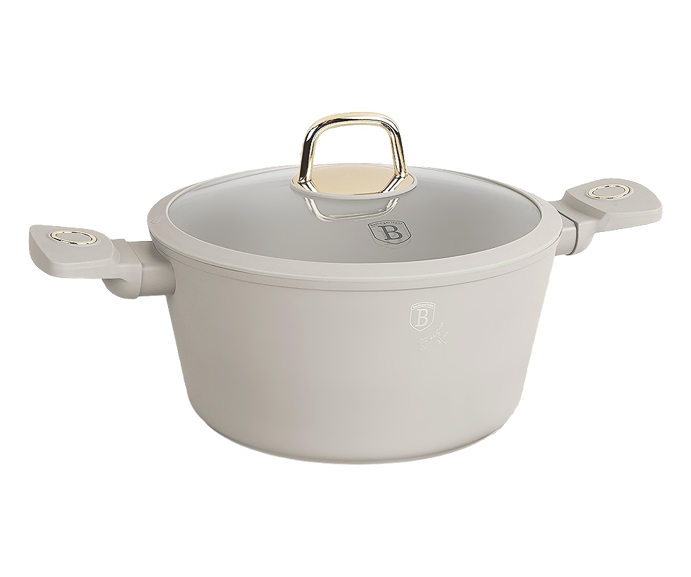 BERLINGERHAUS Kastrol s titanovým povrchem a poklicí 20 cm Sahara Collection BH-8070