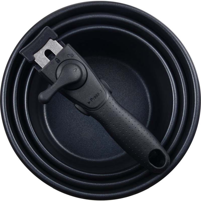 Bergner Sada pánví nerez s nepřilnavým povrchem Click&Cook 3 ks 16, 18, 20 cm BG-32293-MM