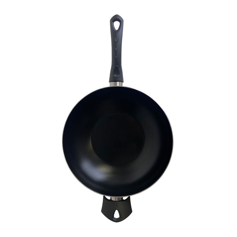 SAN IGNACIO Pánev WOK s nepřilnavým povrchem NOIA 30 cm modrá BGEU-6962 - thumb (1)
