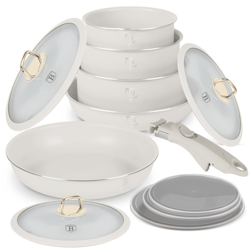BERLINGERHAUS Sada nádobí s titanovým povrchem 12 ks Sahara Collection BH-8247
