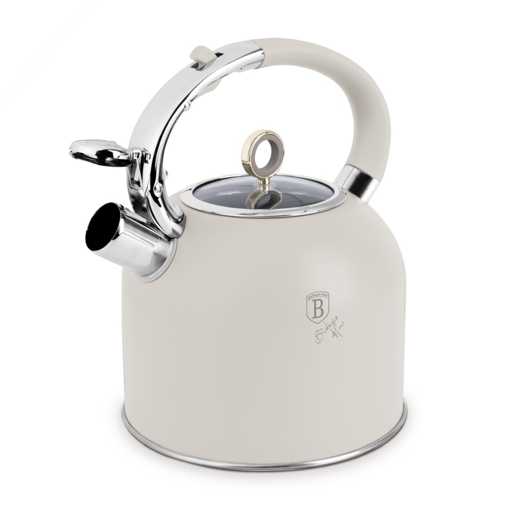 BERLINGERHAUS Konvice pískací se skleněným víkem 3 L Sahara Collection BH-8915