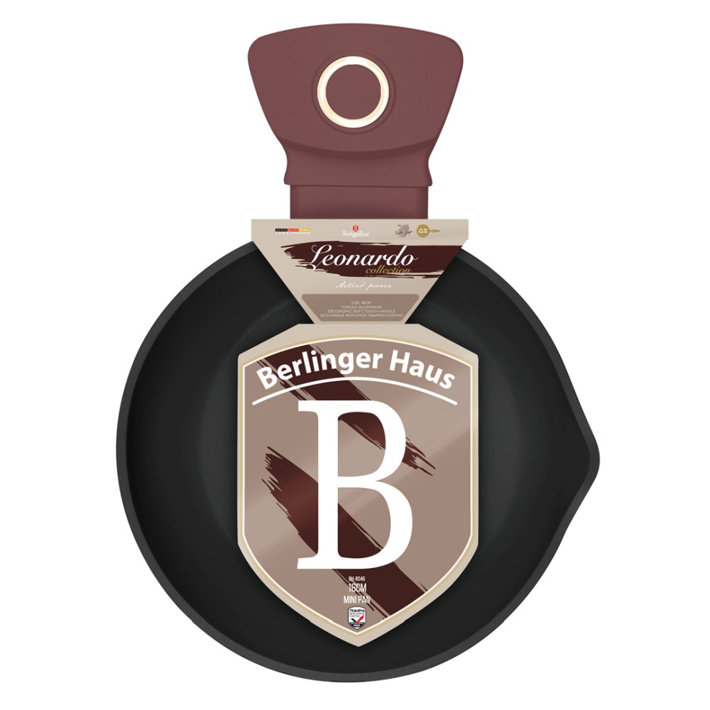 BERLINGERHAUS Pánev s titanovým 16 cm Leonardo Collection BH-8046