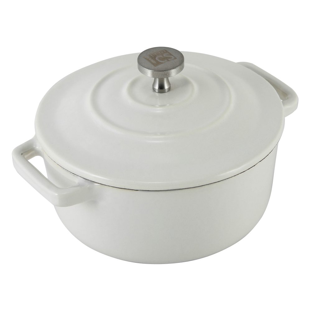 CS KOCHSYSTEME Zapékací miska servírovací litinová Xanten 13 x 10 cm bílá CS-076009