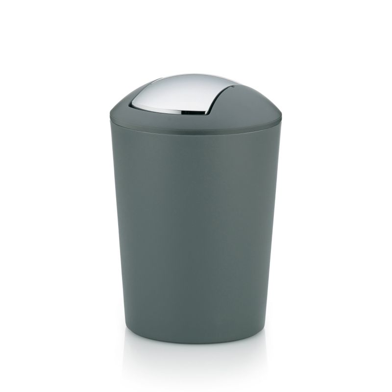 KELA Odpadkový kôš MARTA 5L plast, šedý KL-22302