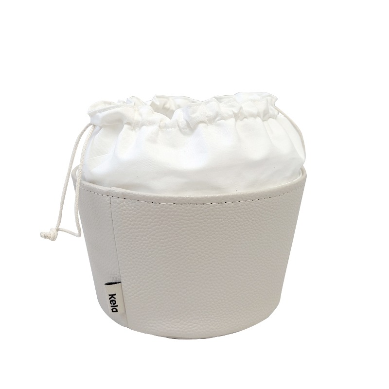 KELA Košík na chleba Grana PU kůže stříbrná šedá 11,0cm 28,0cm KL-12546 - thumb (8)