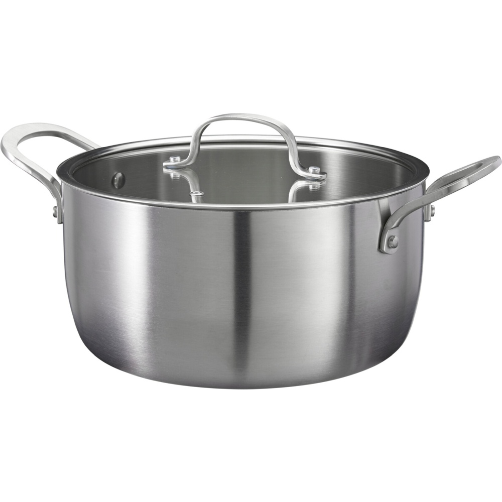 SIAKI HUISHOUD Kastrol nerez 25,5 cm s poklicí KO-C85000410