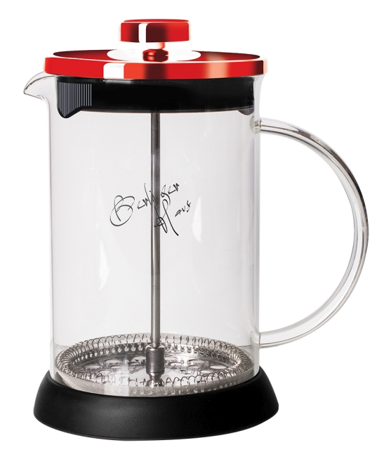 BERLINGERHAUS Kanvička na čaj a kávu French Press 350 ml Burgundy Metallic Line BH-1496