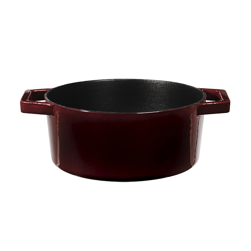 BERLINGERHAUS Pekáč liatinový s pokrievkou 24 cm Burgundy Line BH-6497