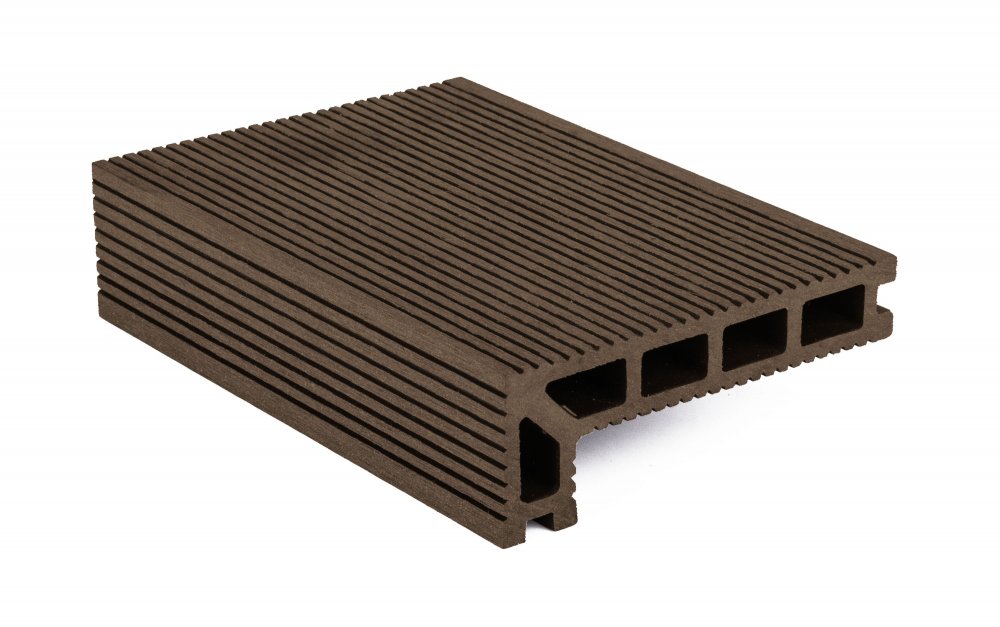 G21 Terasové prkno G21 zakončovací, 2,5 x 14 x 400 cm, Indický teak mat. WPC G21-63909918