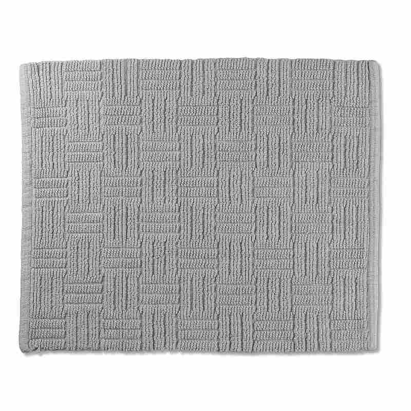 KELA Koupelnová předložka Leana 65x55 cm bavlna šedá KL-23520